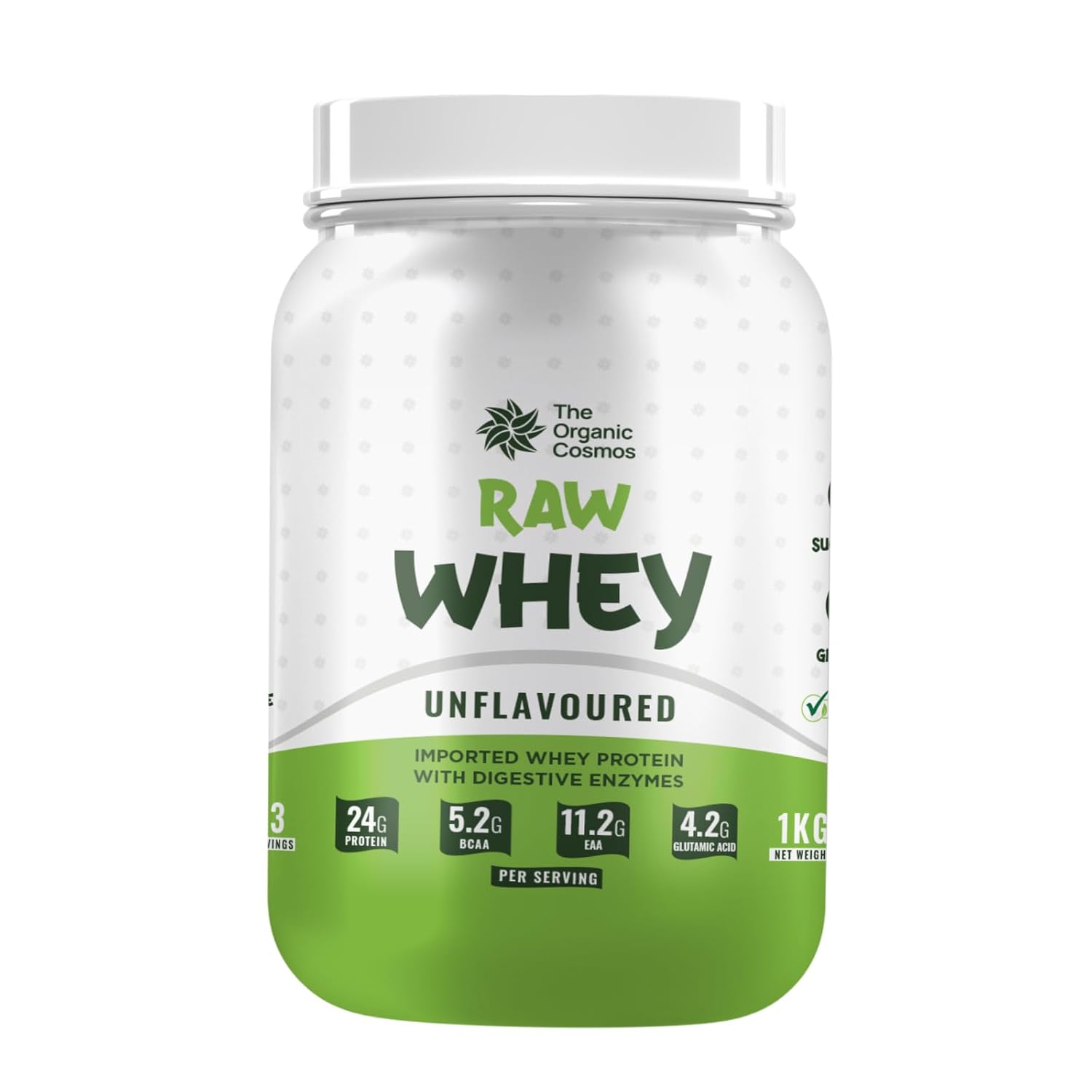 The Organic Cosmos Raw Whey 1kg