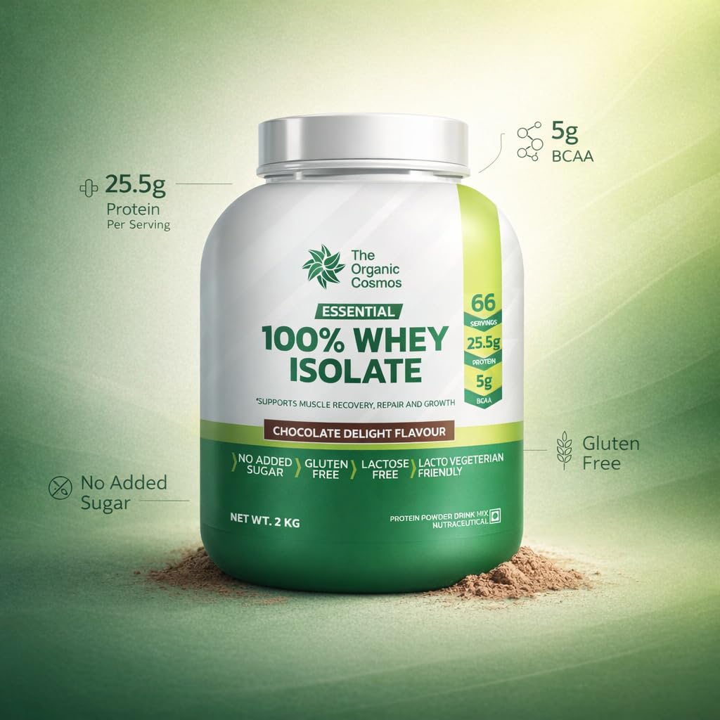 The Organic Cosmos Essential 100% Whey Isolate 2kg