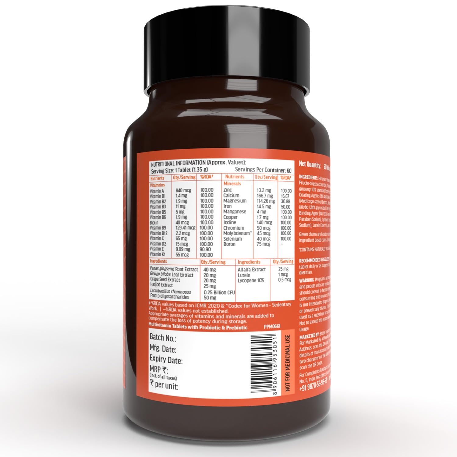 HK VITALS Multivitamin 60N Tabs