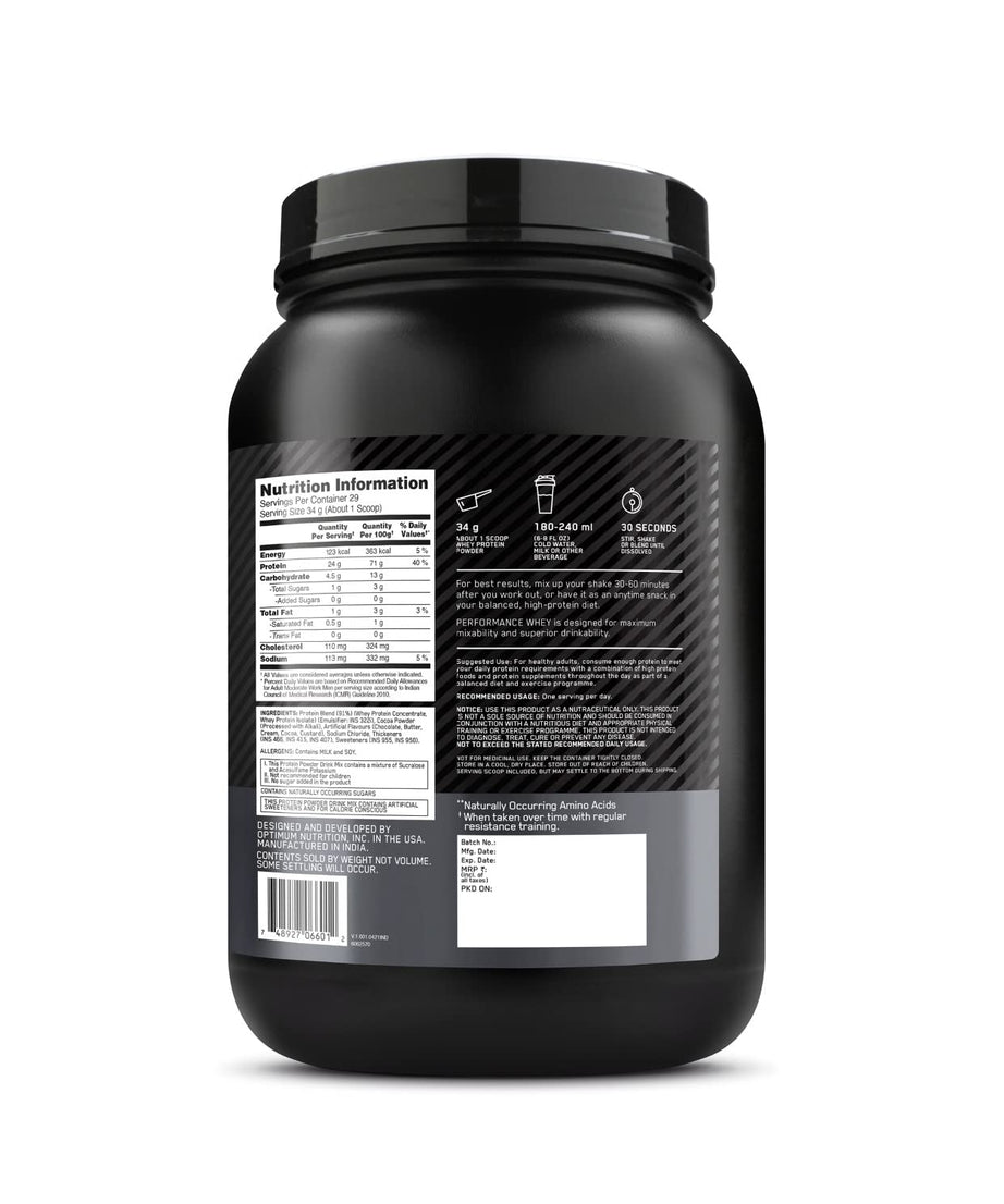 Optimum Nutrition Performance Whey 1kg
