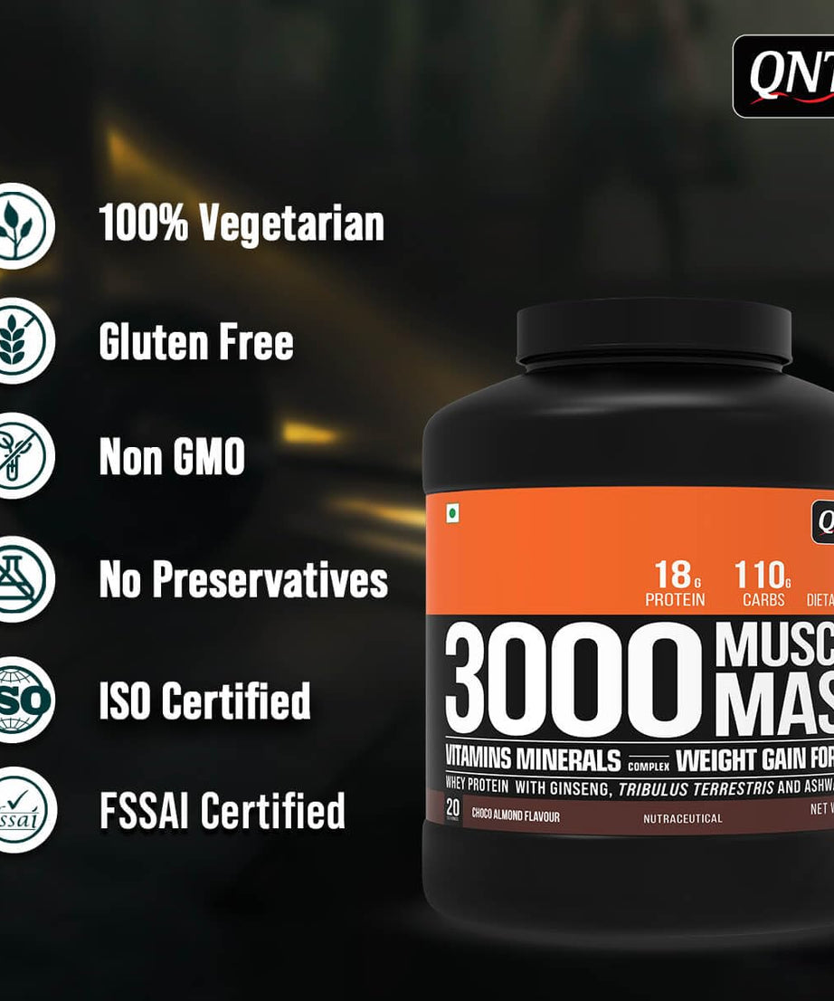 Qnt 3000 Muscle Mass 908g