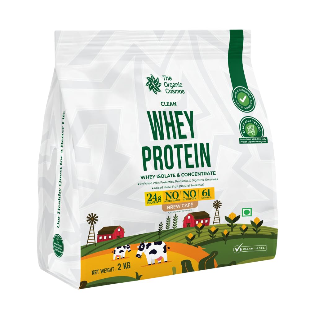 The Organic Cosmos Clean Whey Protein Isolate & Concentrate 2kg