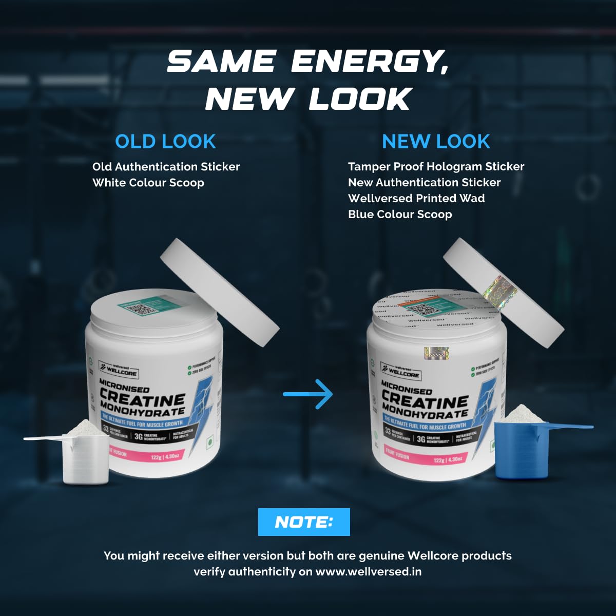 Wellcore Creatine 122g