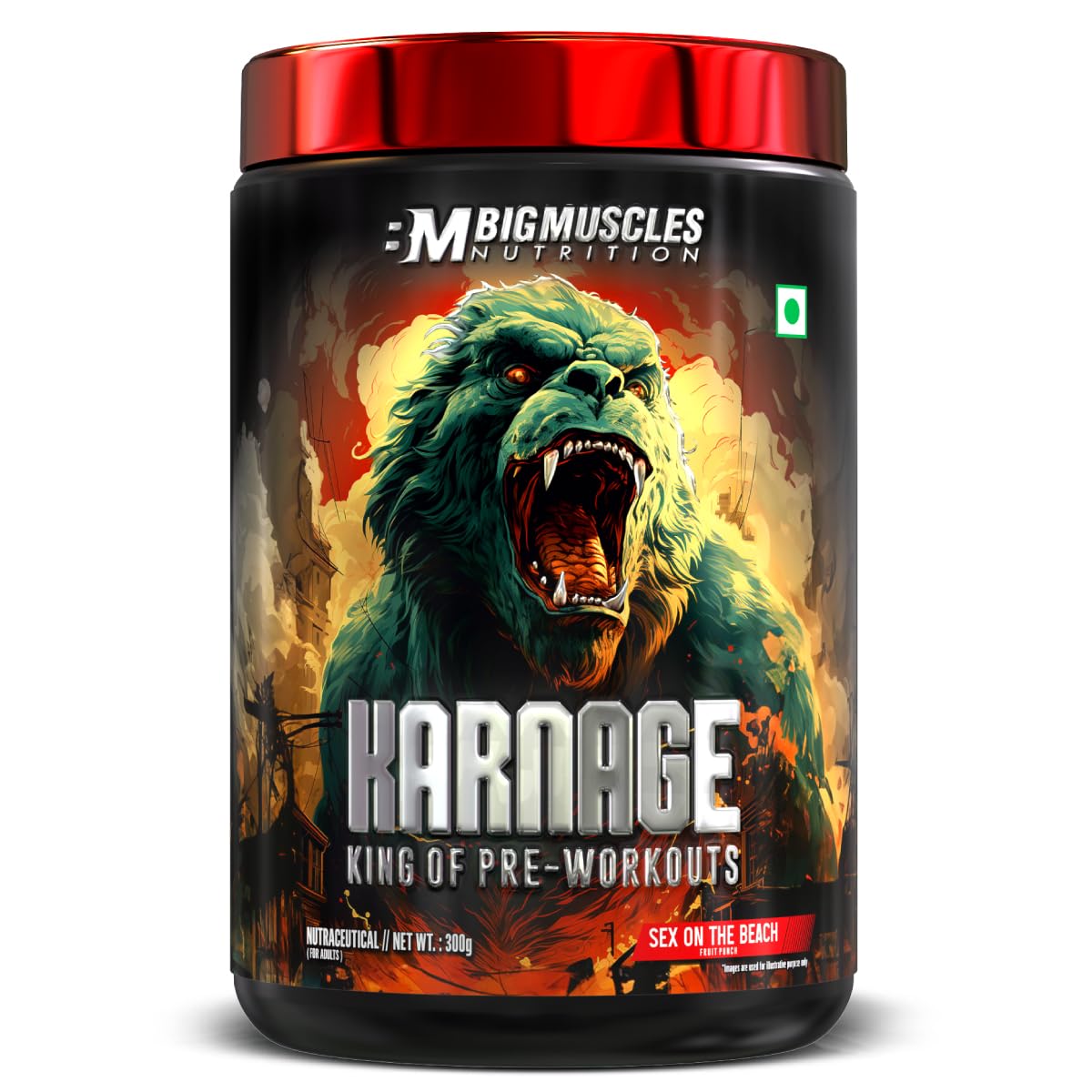 Big Muscles Karnage King Of Pre-Workouts 300g