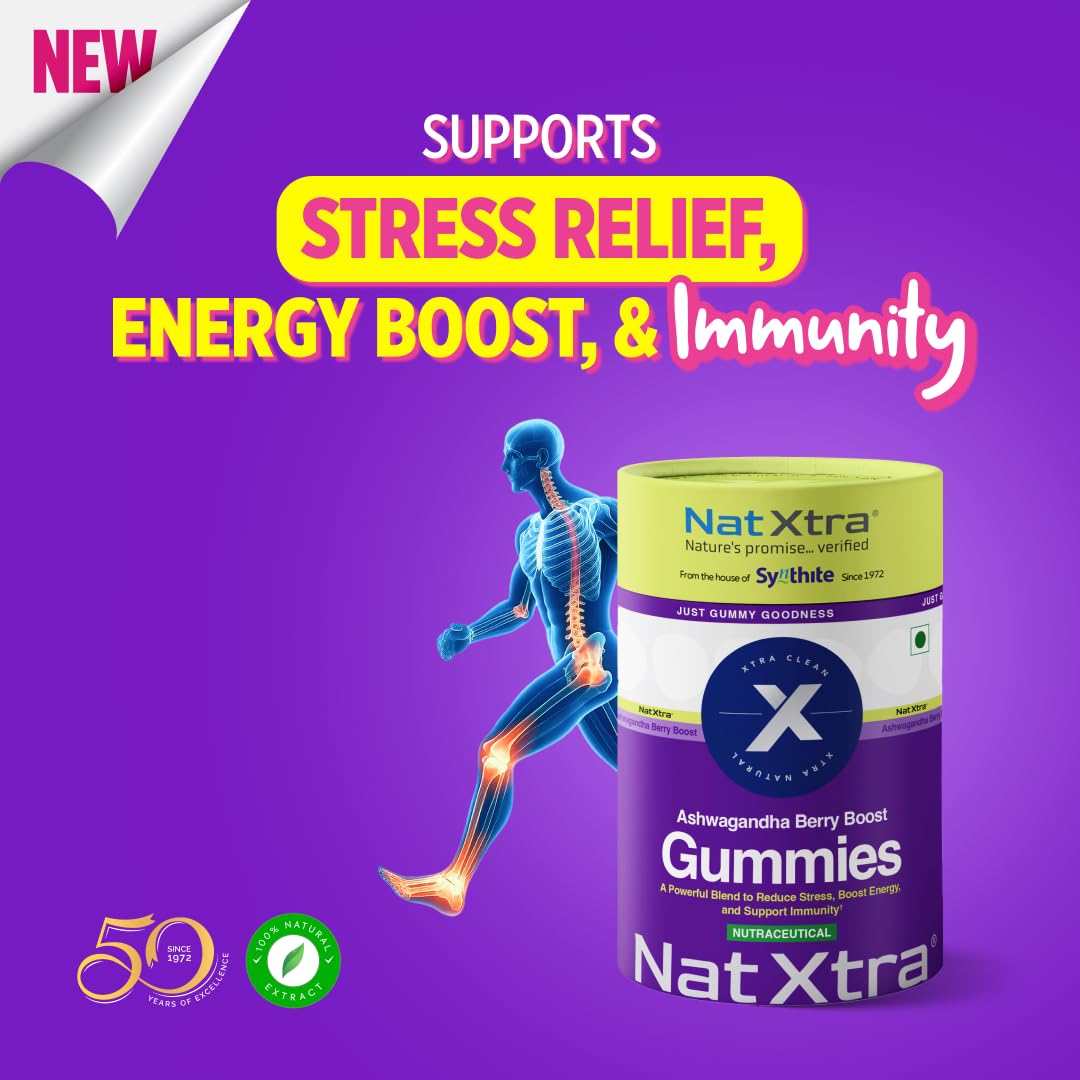 NatXtra Ashwaghanda berry boost Gummies