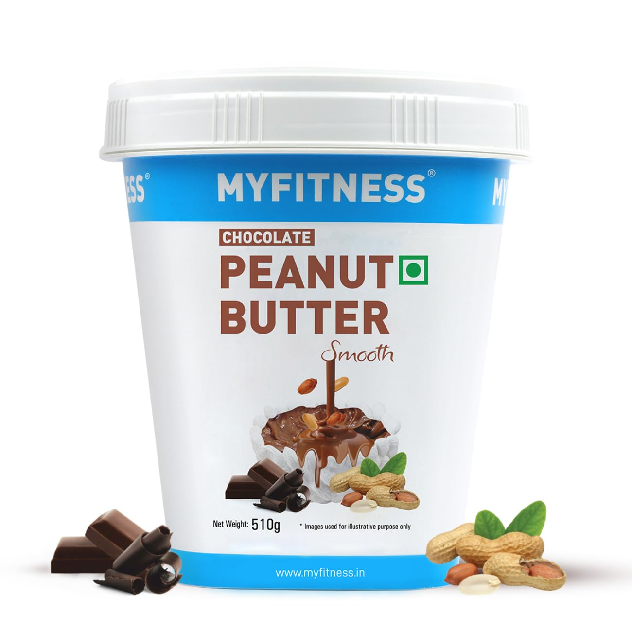 My Fitness Chocolate Peanut Butter Smooth 510g