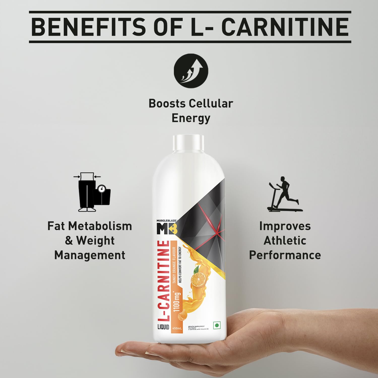 MuscleBlaze L-Carnitine 1100 Mg 450ml