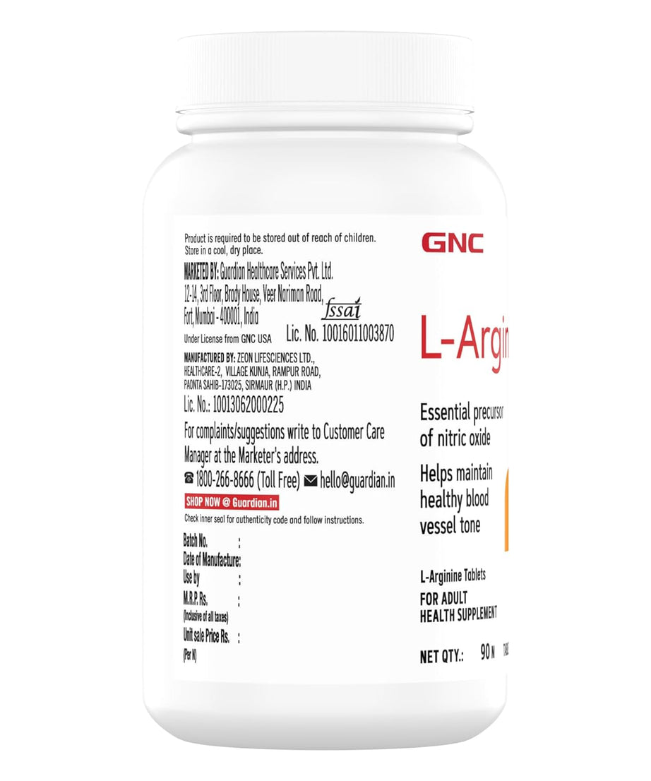 Gnc L-Arginine 1000Mg