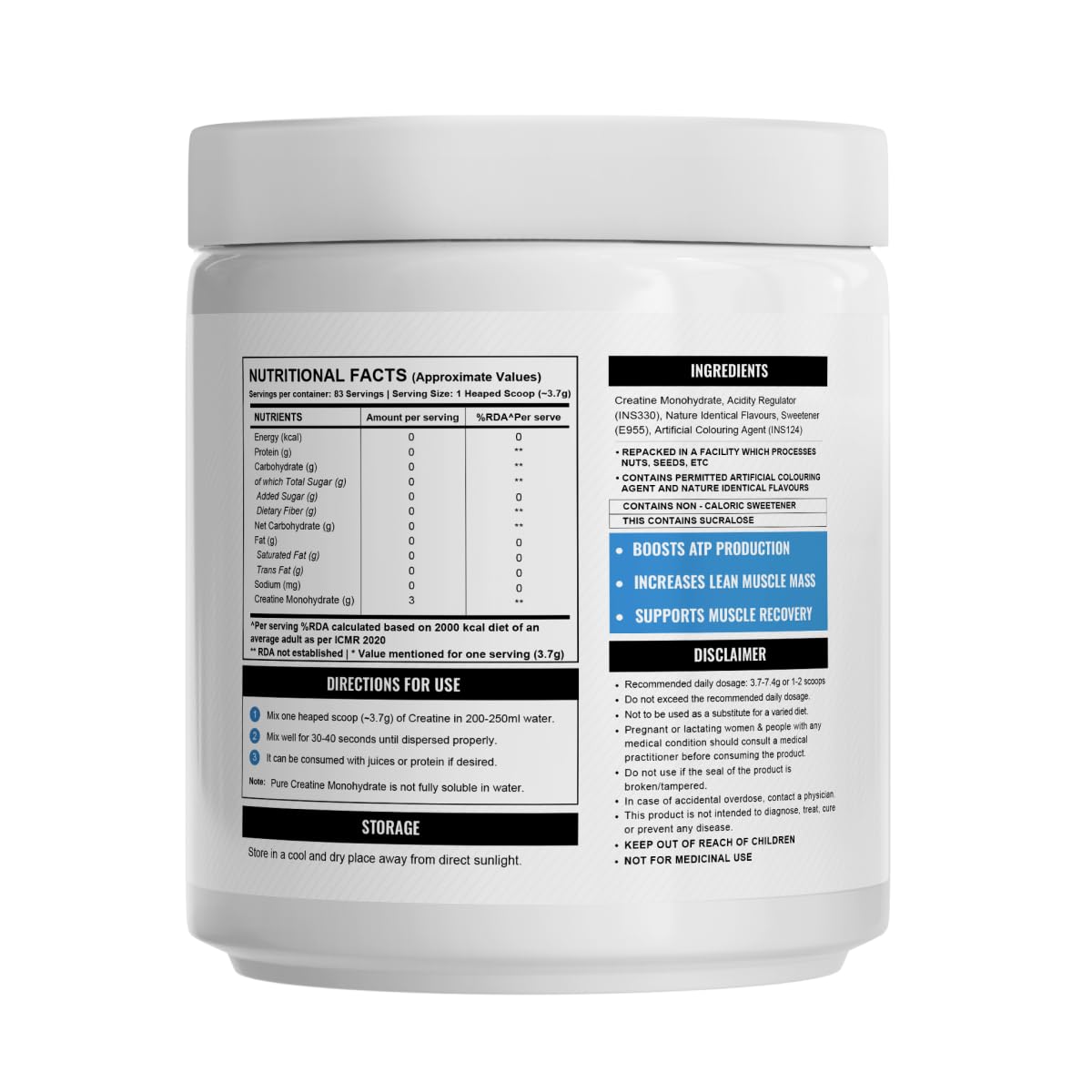 Wellcore Creatine 307g