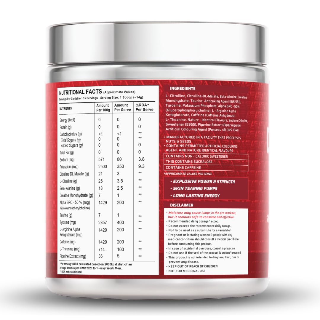Wellversed Dynamite Preworkout 15servings