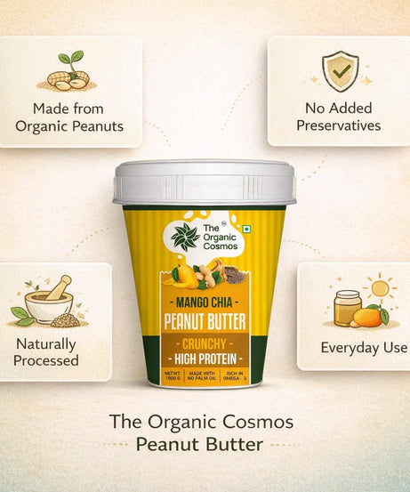 The Organic Cosmos Peanut Butter 1kg