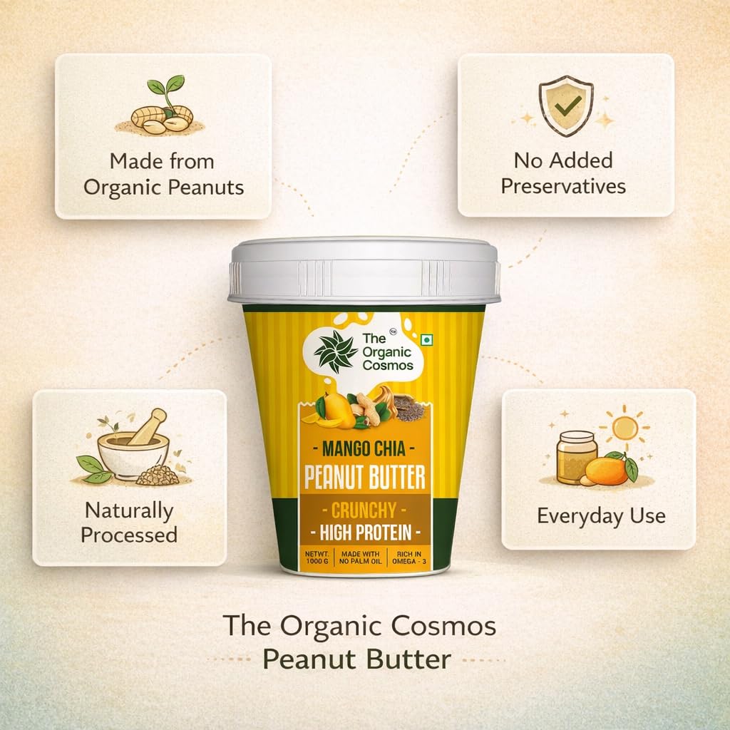 The Organic Cosmos Peanut Butter 1kg