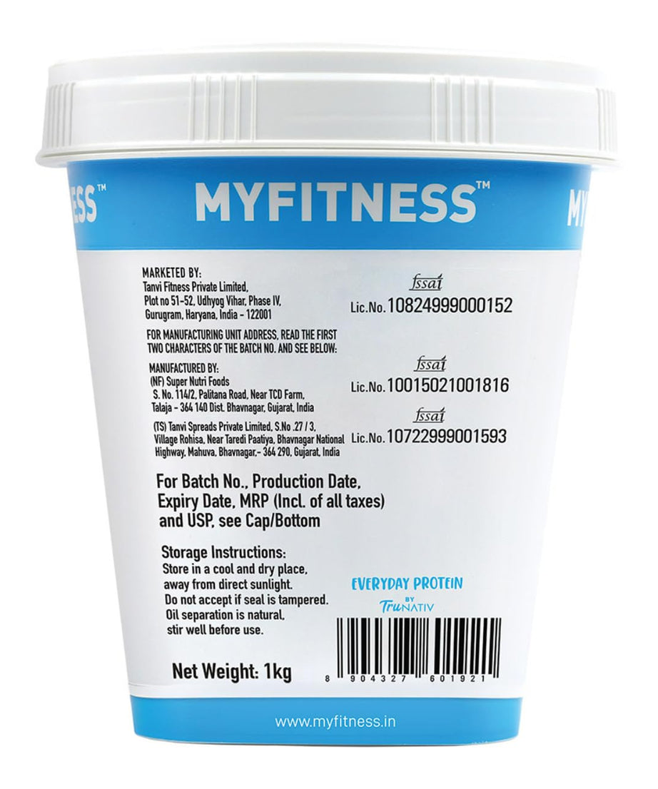 My Fitness Dark Chocolate Peanut Butter Crunchy 1kg