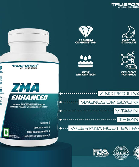 Trueforma ZMA enhanced 60servings