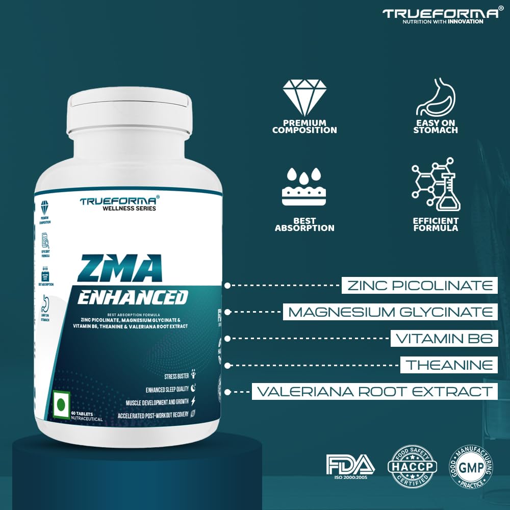 Trueforma ZMA enhanced 60servings