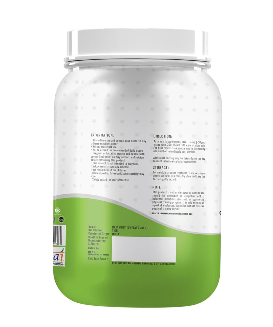 The Organic Cosmos Raw Whey 1kg