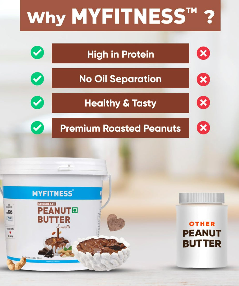 My Fitness Chocolate Peanut Butter Smooth 2.5kg