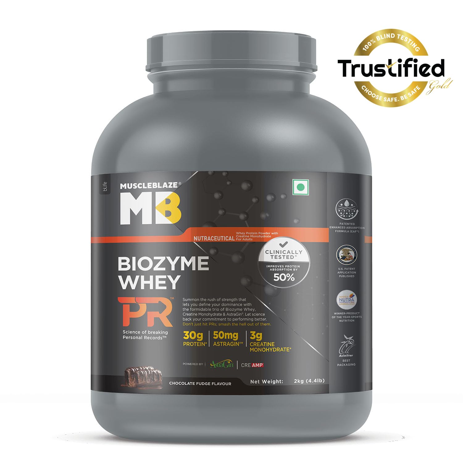 MuscleBlaze Biozyme Whey PR 2kg