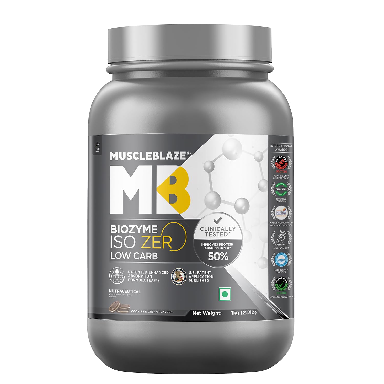 Muscleblaze Iso Zero Low Carb 1kg