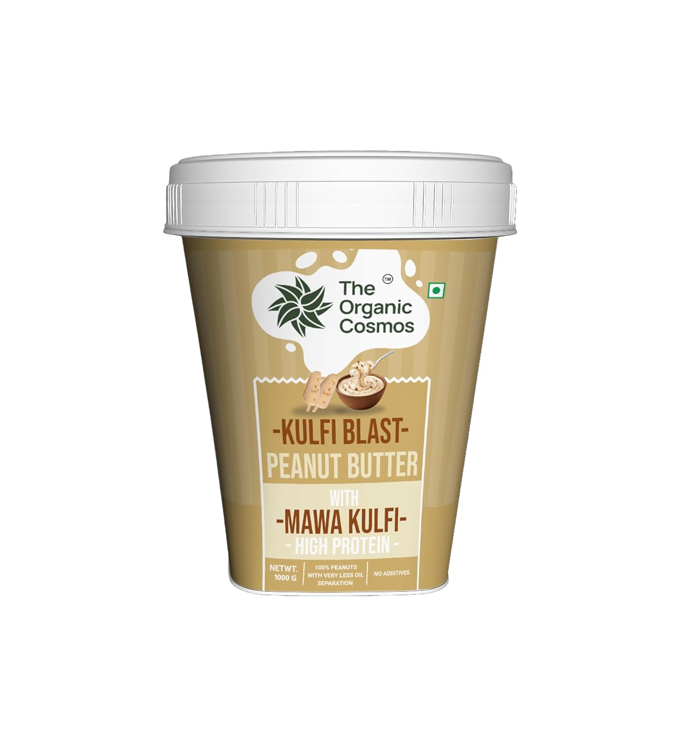 The Organic Cosmos Kulfi Blast Peanut Butter 1kg