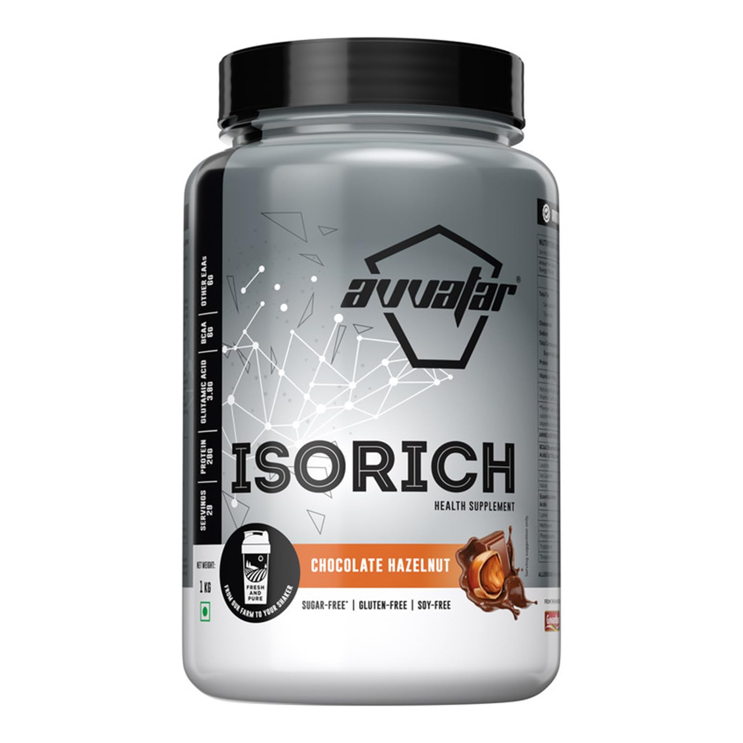 Avvatar Isorich Chocolate hazelnut 1kg