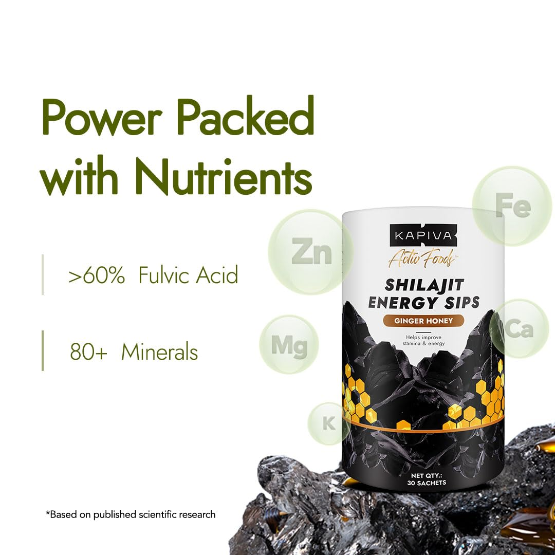 Kapiva Shilajit Energy Sips 30servings