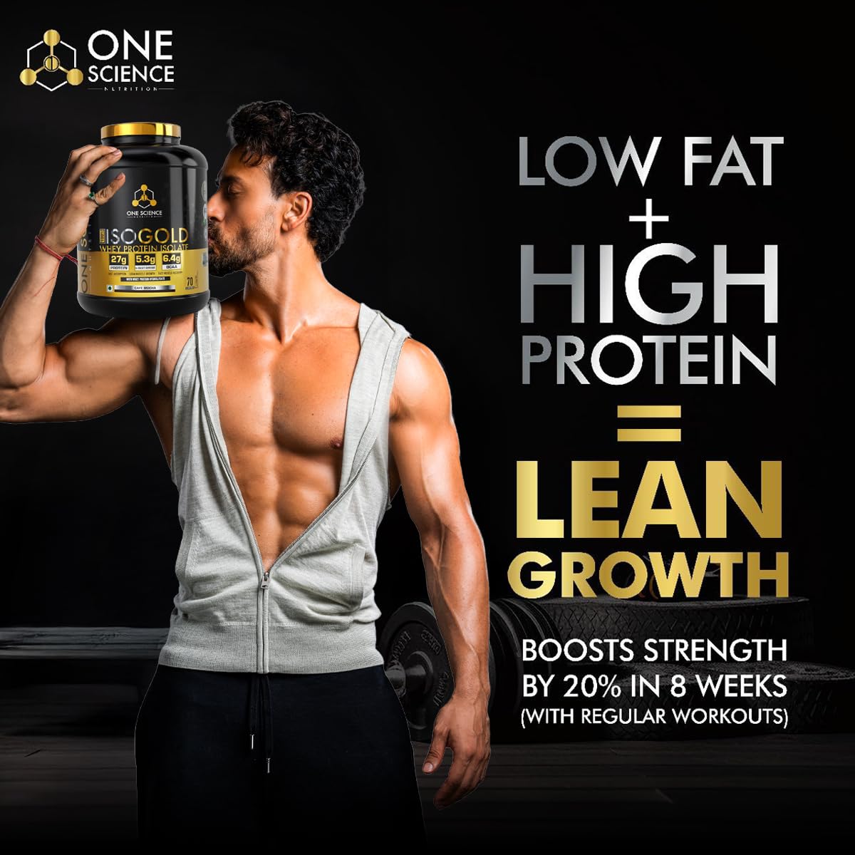One Science Nutrition Iso Gold Cafe Mocha 2.27kg