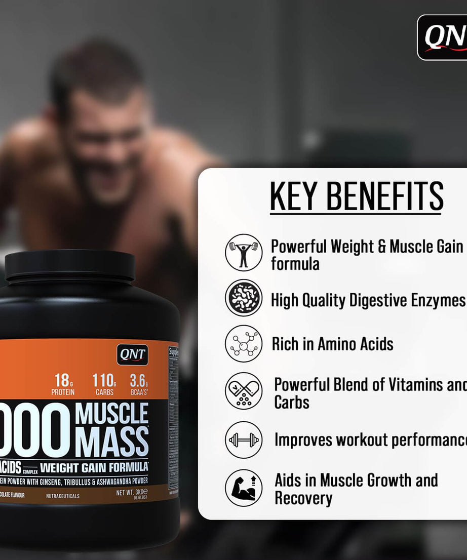 Qnt 3000 Muscle Mass 908g