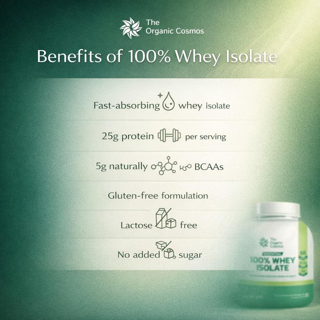 The Organic Cosmos Essential 100% Whey Isolate 2kg