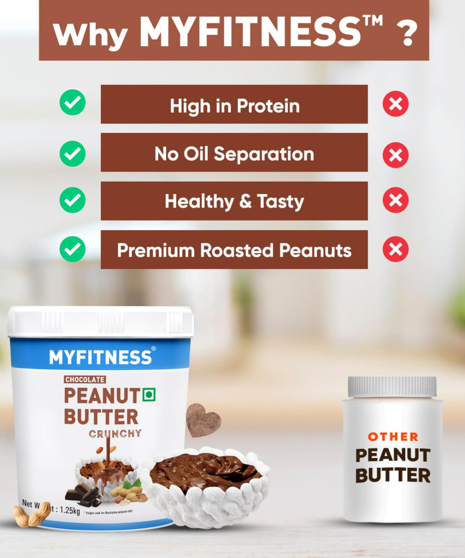 My Fitness Chocolate Peanult Butter Crunchy 1.25kg