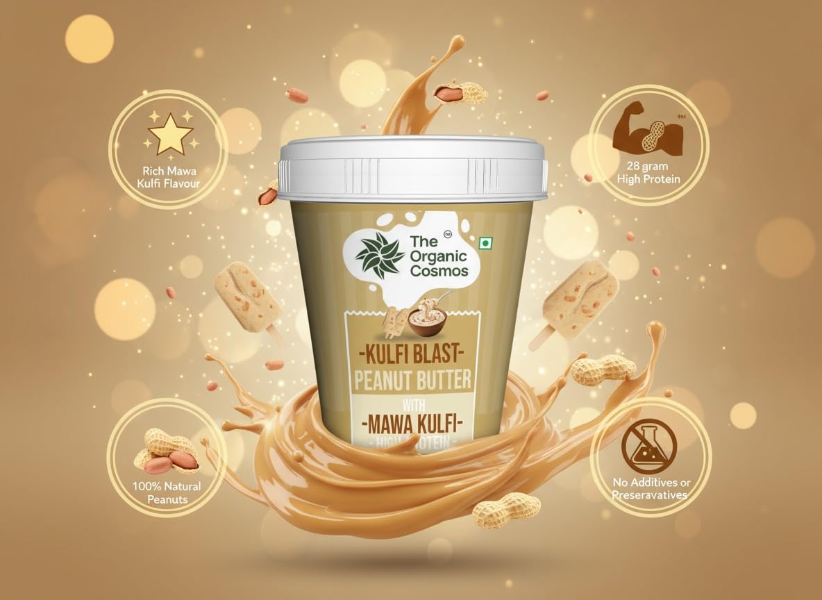 The Organic Cosmos Kulfi Blast Peanut Butter 1kg