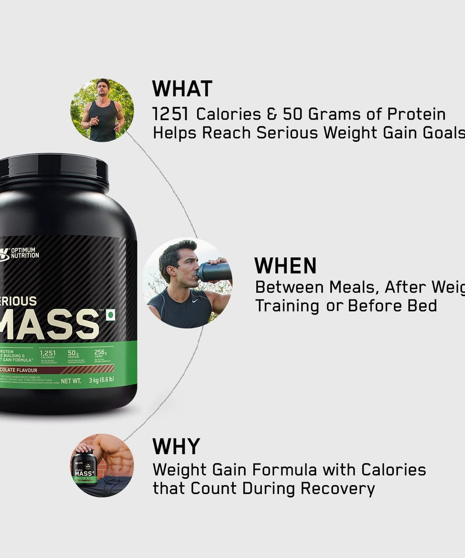 Optimum Nutrition Serious Mass Chocolate Flavour 5kg