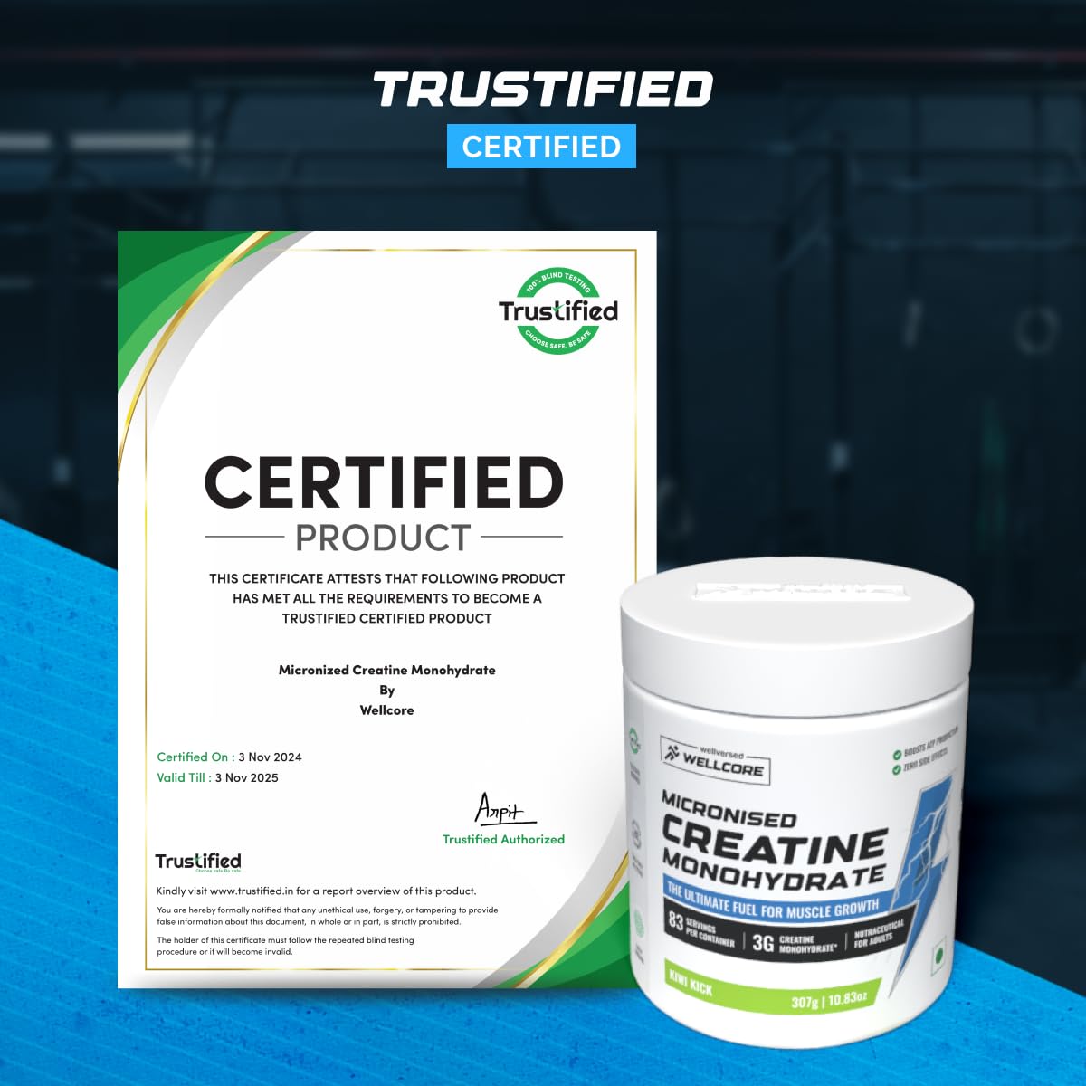 Wellcore Creatine 307g