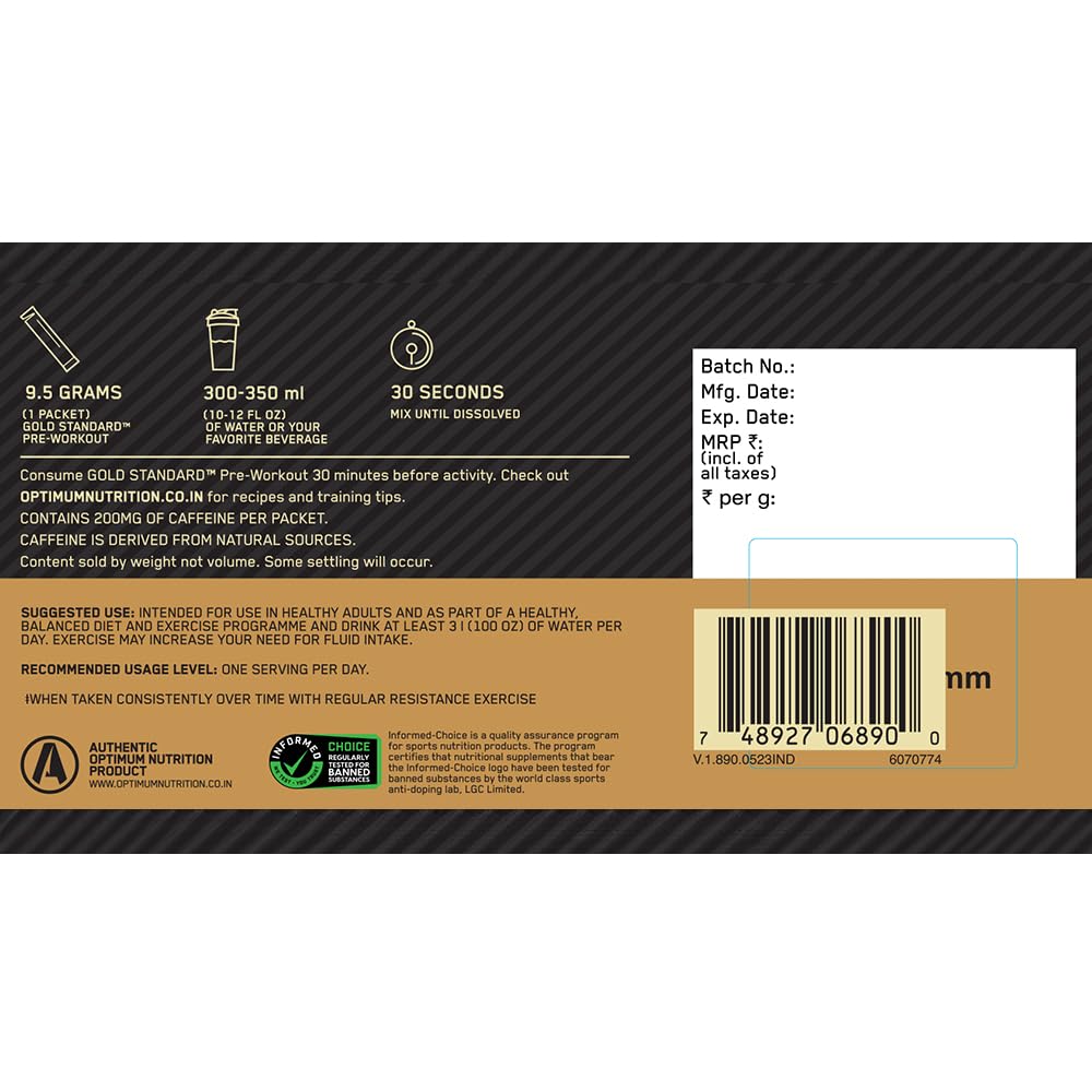 Optimum Nutrition Gold Standard Pre-Workout 142.5g
