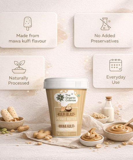 The Organic Cosmos Kulfi Blast Peanut Butter 1kg