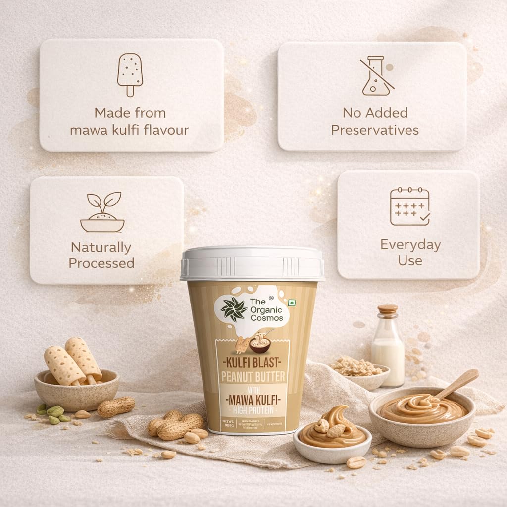 The Organic Cosmos Kulfi Blast Peanut Butter 1kg