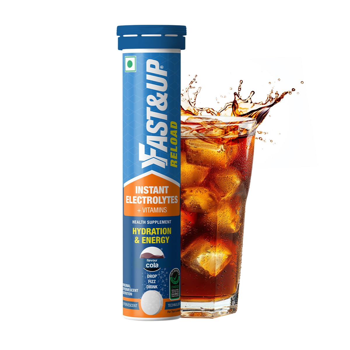 Fast&Up Reload Instant Electrolytes 20 Effervescent Tablets