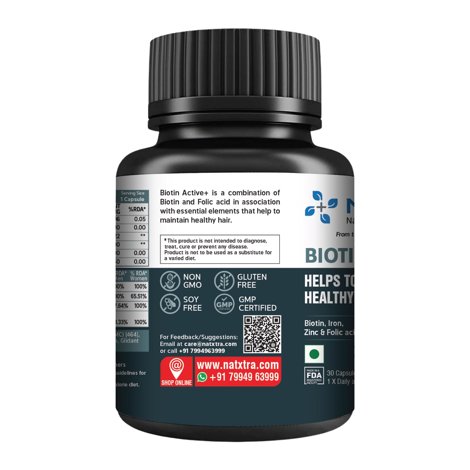 Natxtra Biotin Active+