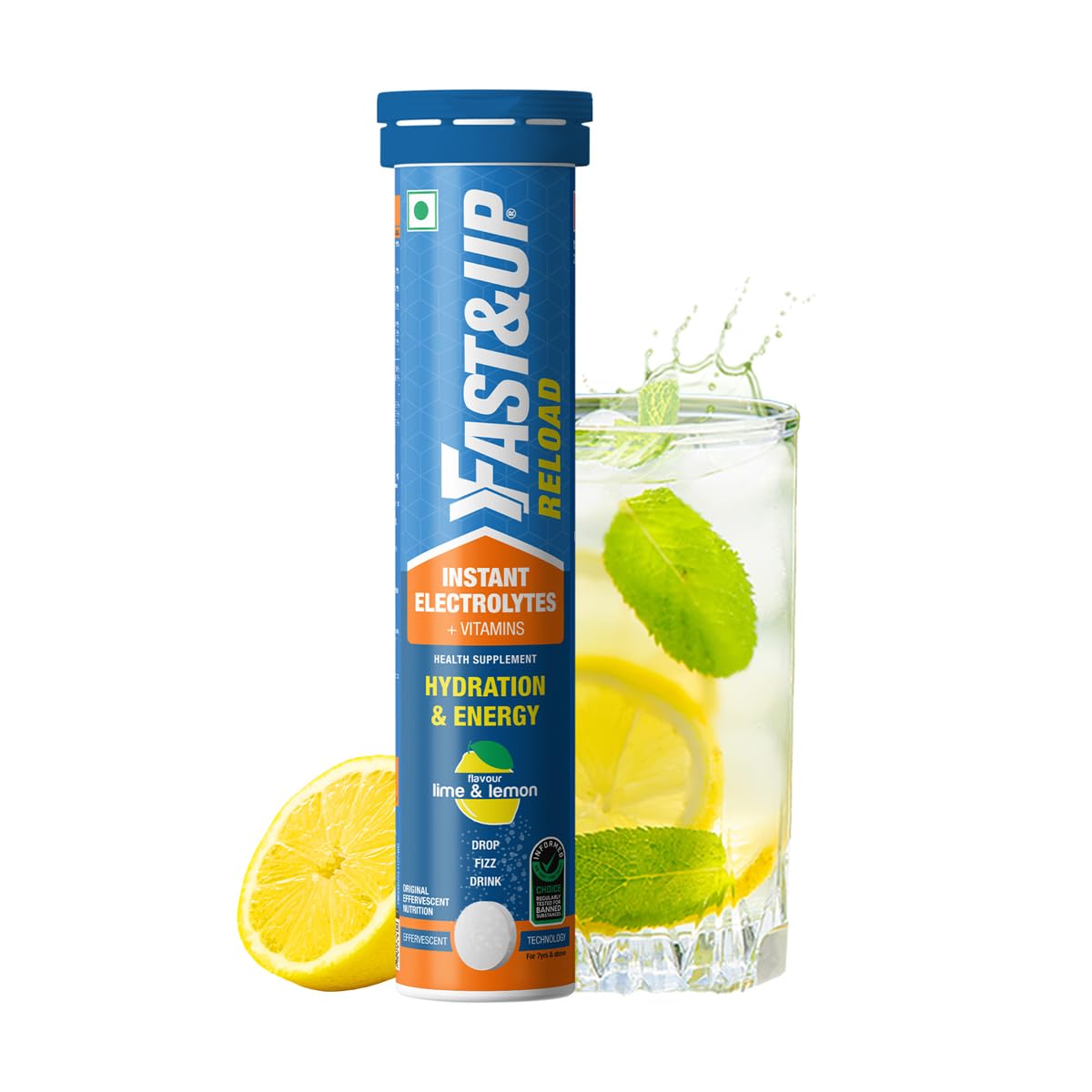 Fast&Up Reload Instant Electrolytes 20 Effervescent Tablets