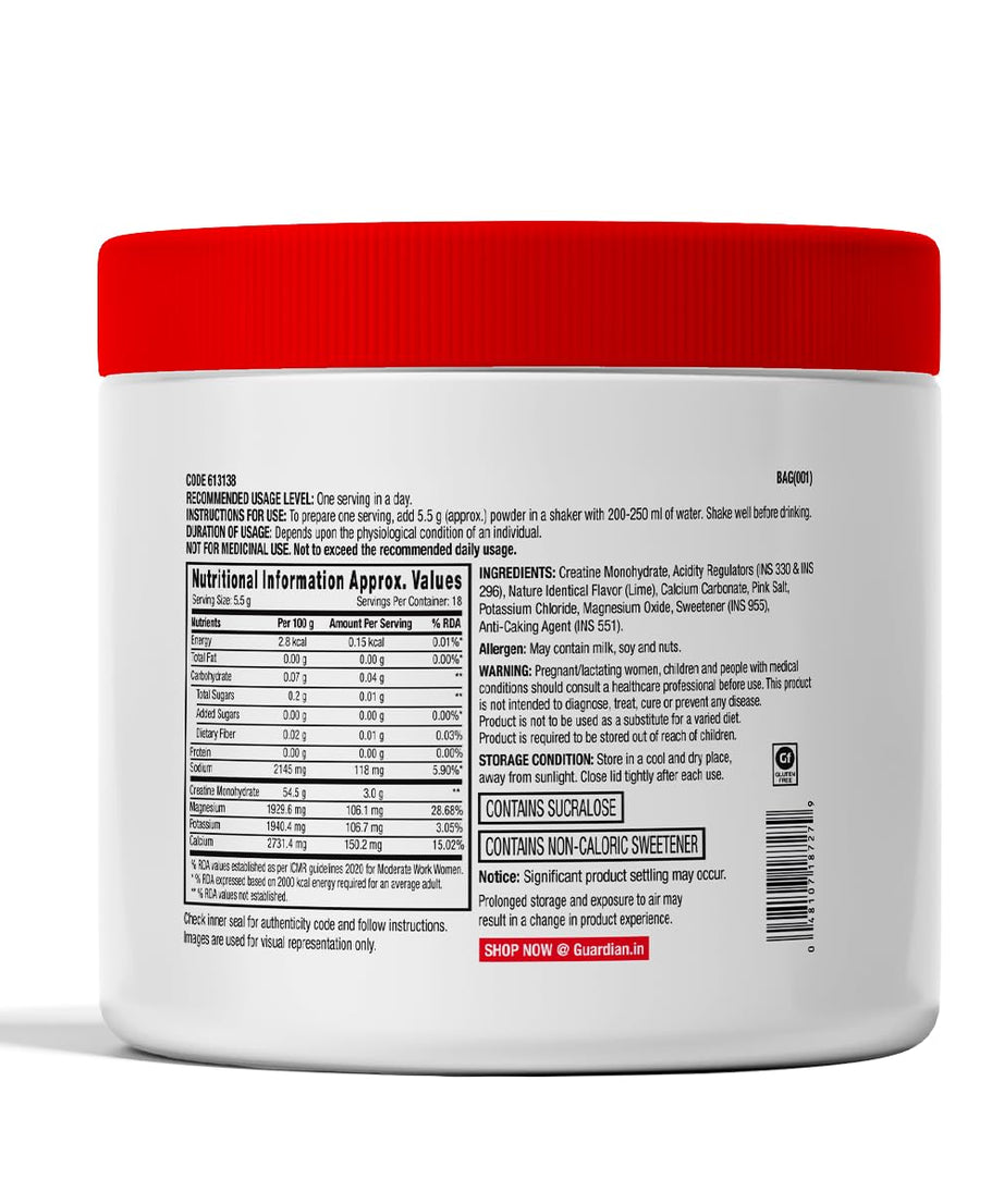 GNC creatine + Electrolytes 100g