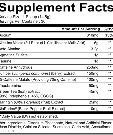 Redcon1 Total War Pre Workout 30servings