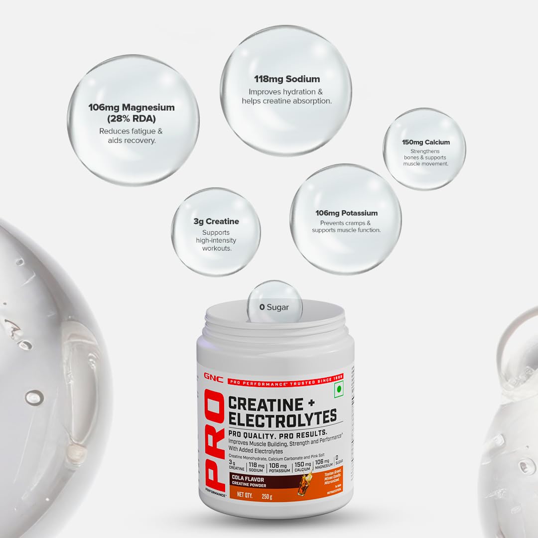GNC creatine + Electrolytes 100g