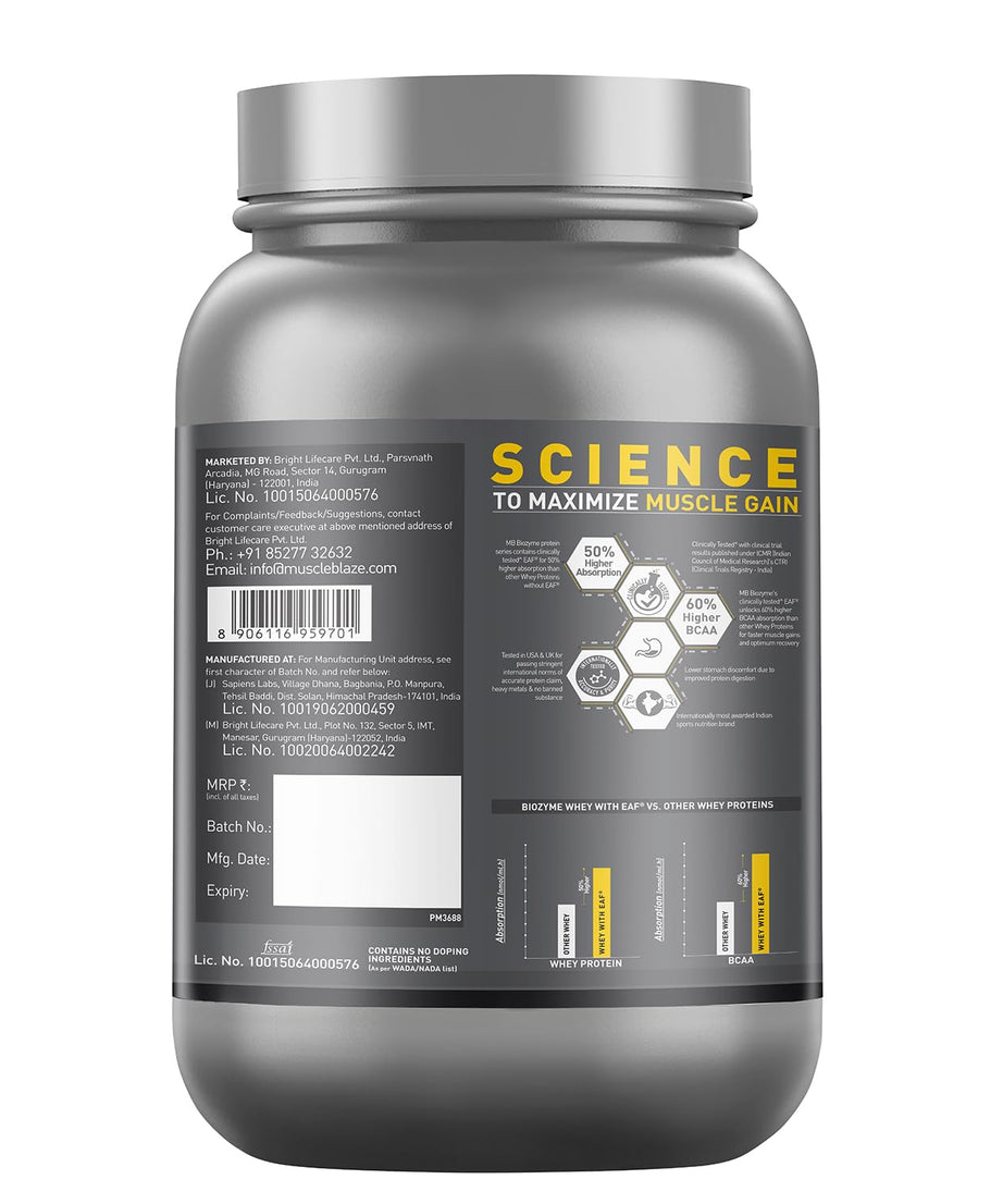 Muscleblaze Iso Zero Low Carb 1kg
