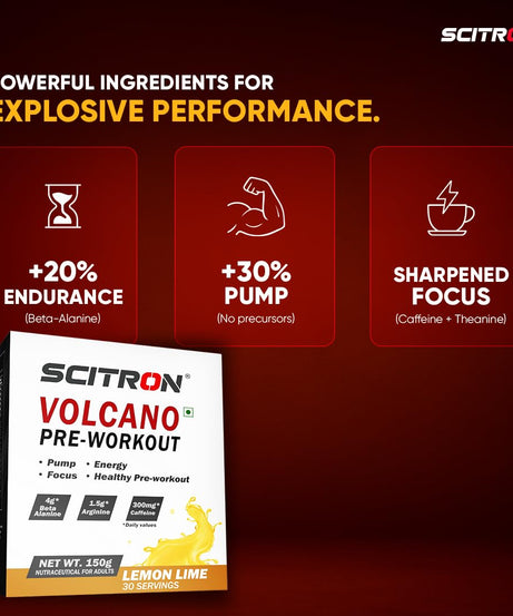 Scitron Volcano Pre-Workout 150g