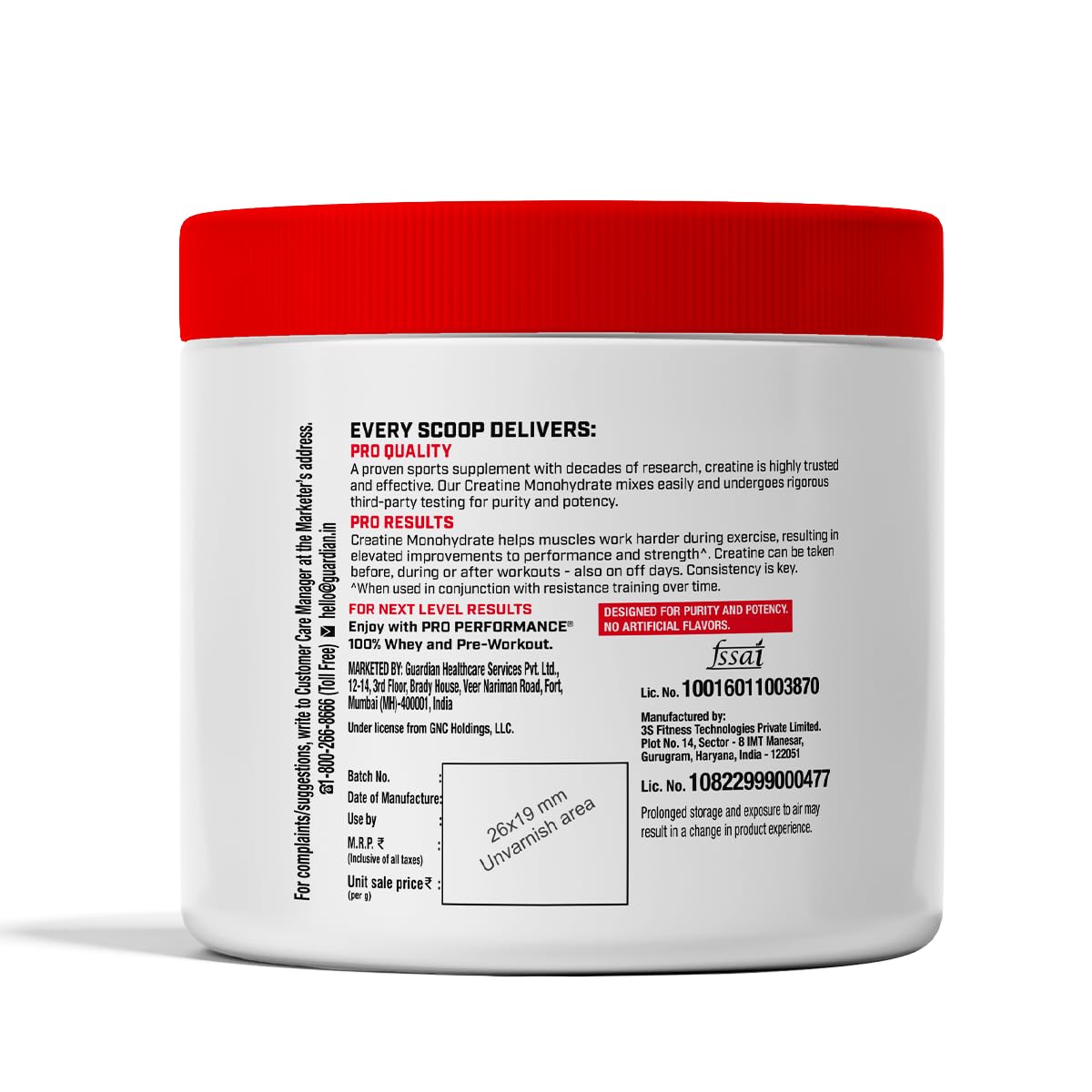 GNC creatine + Electrolytes 100g