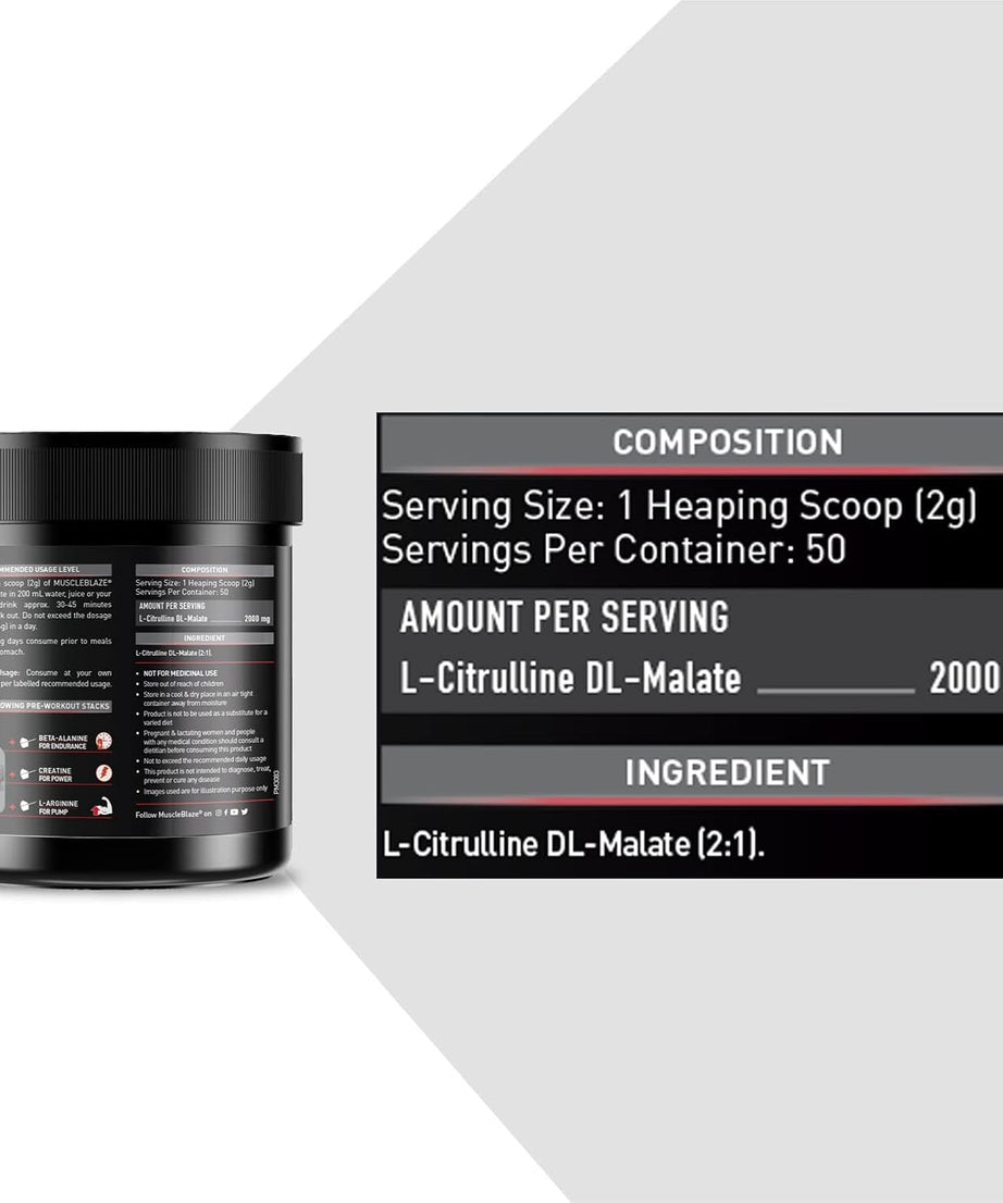 MuscleBlaze Citrulline Malate 100g