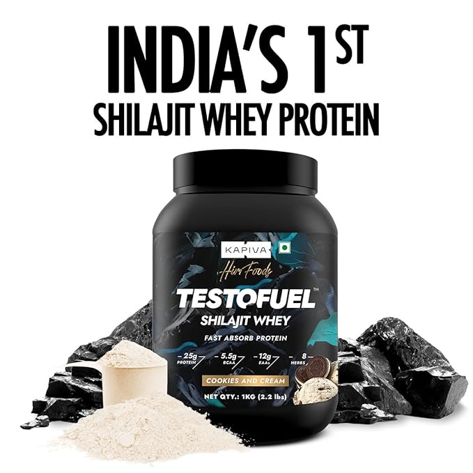 Kapiva Testofuel shilajit whey 1kg