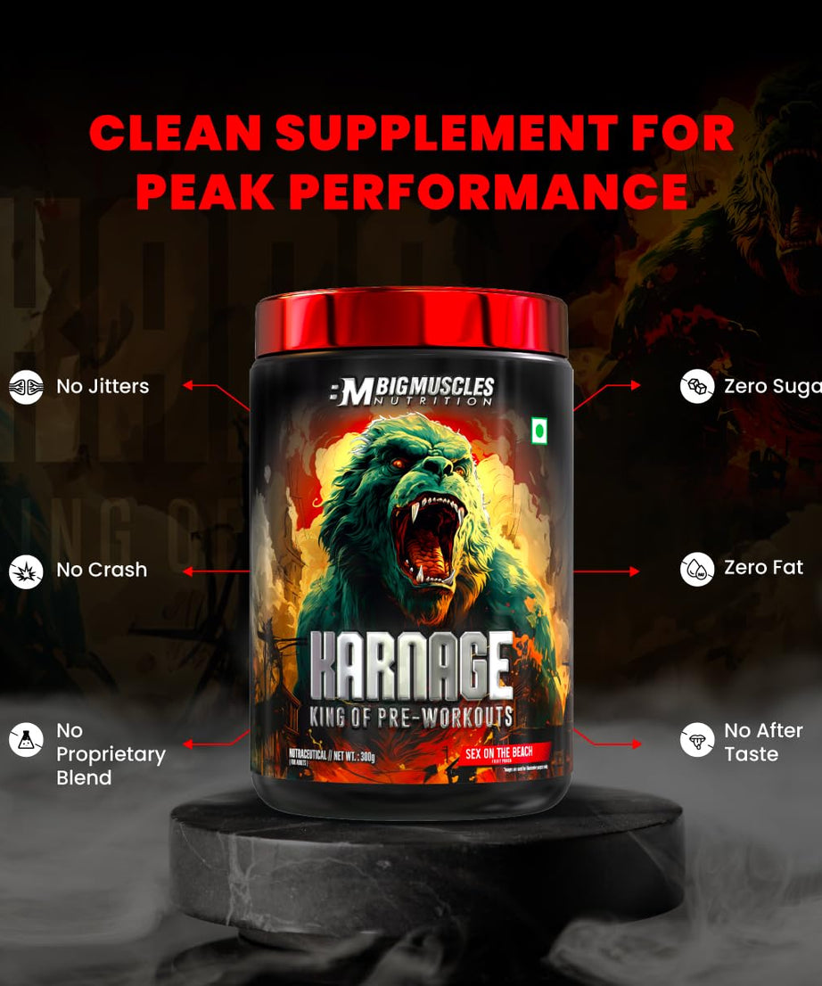 Big Muscles Karnage King Of Pre-Workouts 300g