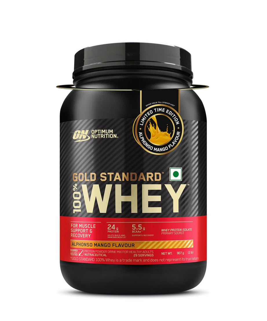 Optimum Nutrition Gold Standard 100% Whey Alphonso Mango Flavour 907g