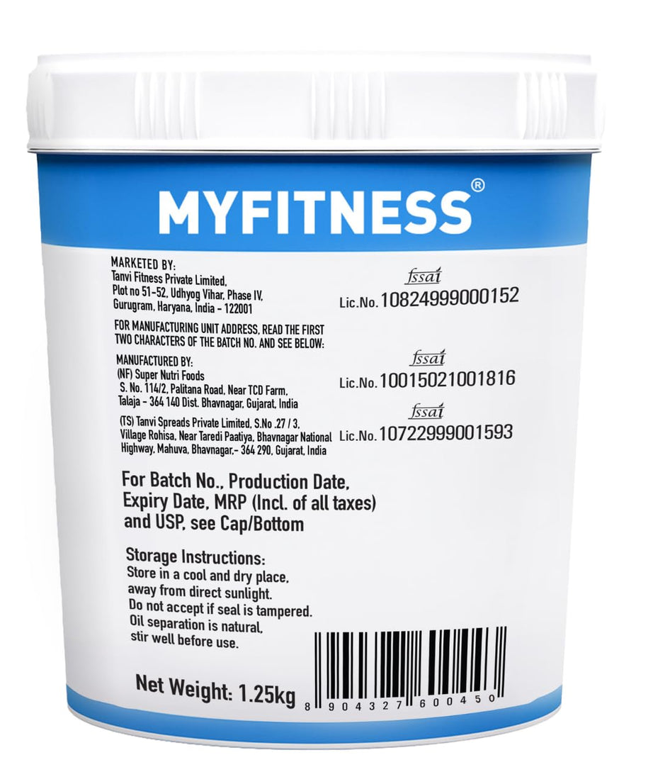 My Fitness Original Peanut Butter Original Crunchy 1.25kg